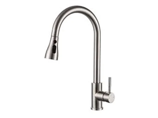 ברז נשלף PAVONE נירוסטה מוברש AQUILA