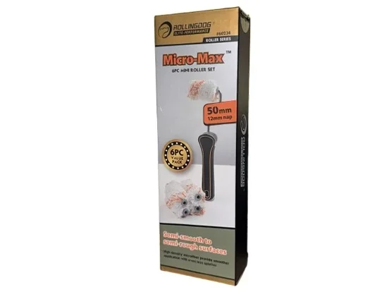 מארז רולר מיני 51 מ"מ 6 יח' ROLLINGDOG - Micro-Max