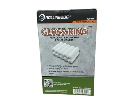 שרוול מיני 10 ס"מ GLOSS-KING (מארז 10 יח') ROLLINGDOG
