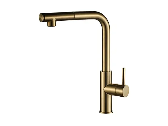 ברז נשלף CLOD זהב מוברש AQUILA PREMIUM