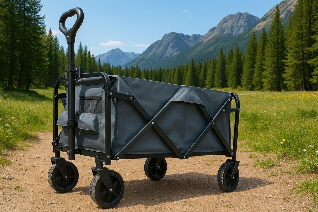 עגלת קמפינג טרולי 4 גלגלים ALI SLAMY