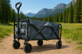 עגלת קמפינג טרולי 4 גלגלים ALI SLAMY