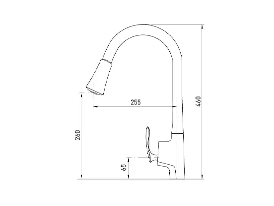 ברז נשלף MARY כרום AQUILA PREMIUM