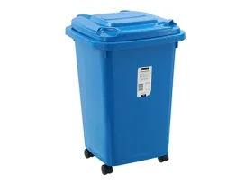 עגלת אשפה 50 ליטר כחול ALI SLAMY