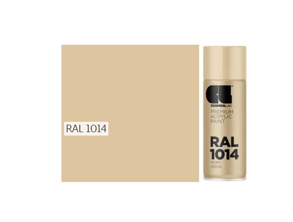 Cosmos Lac RAL | קוסמוס לק ספריי ראל מבריק – 1014 - 400 מ"ל