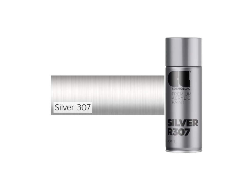 Cosmos Lac RAL | קוסמוס לק ספריי ראל מבריק – כסף - 400 מ"ל