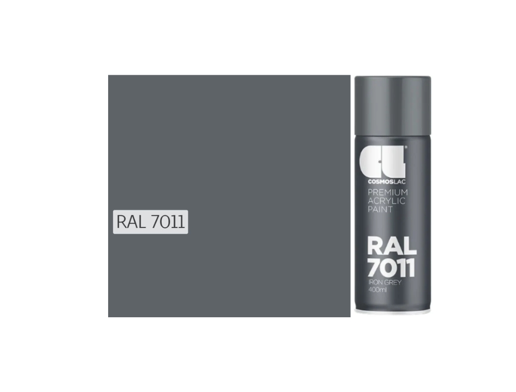 Cosmos Lac RAL | קוסמוס לק ספריי ראל מבריק – 7011 - 400 מ"ל