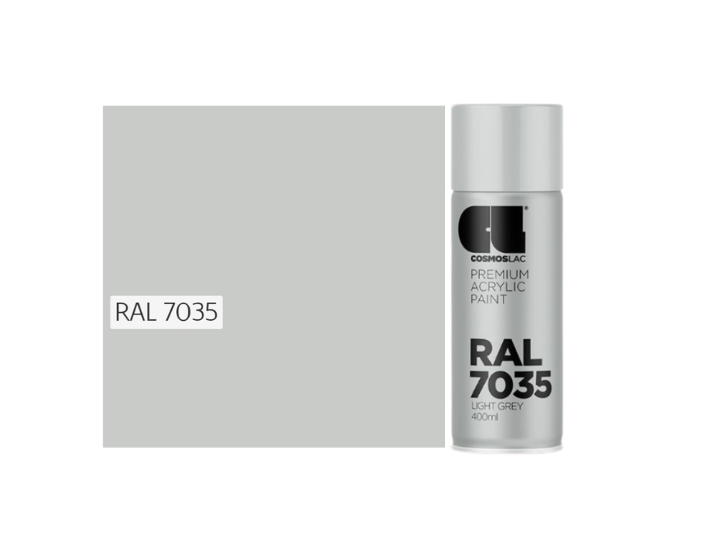 Cosmos Lac RAL | קוסמוס לק ספריי ראל מבריק – 7035 - 400 מ"ל