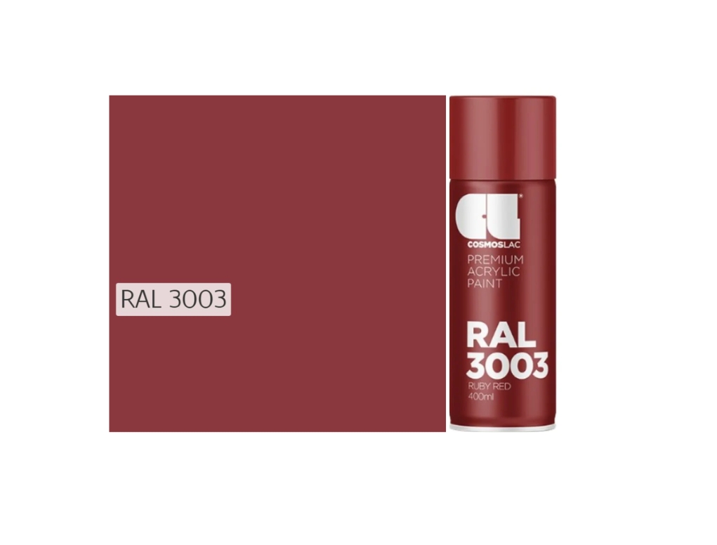 Cosmos Lac RAL | קוסמוס לק ספריי ראל מבריק – 3003 - 400 מ"ל