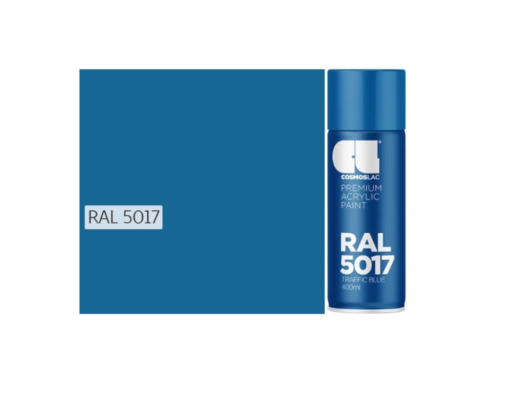 Cosmos Lac RAL | קוסמוס לק ספריי ראל מבריק – 5017 - 400 מ"ל