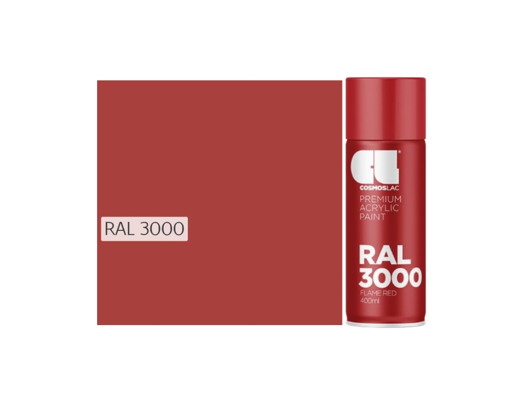 Cosmos Lac RAL | קוסמוס לק ספריי ראל מבריק – 3000 - 400 מ"ל