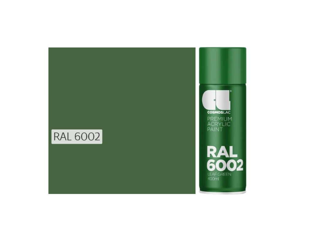 Cosmos Lac RAL | קוסמוס לק ספריי ראל מבריק – 6002 - 400 מ"ל