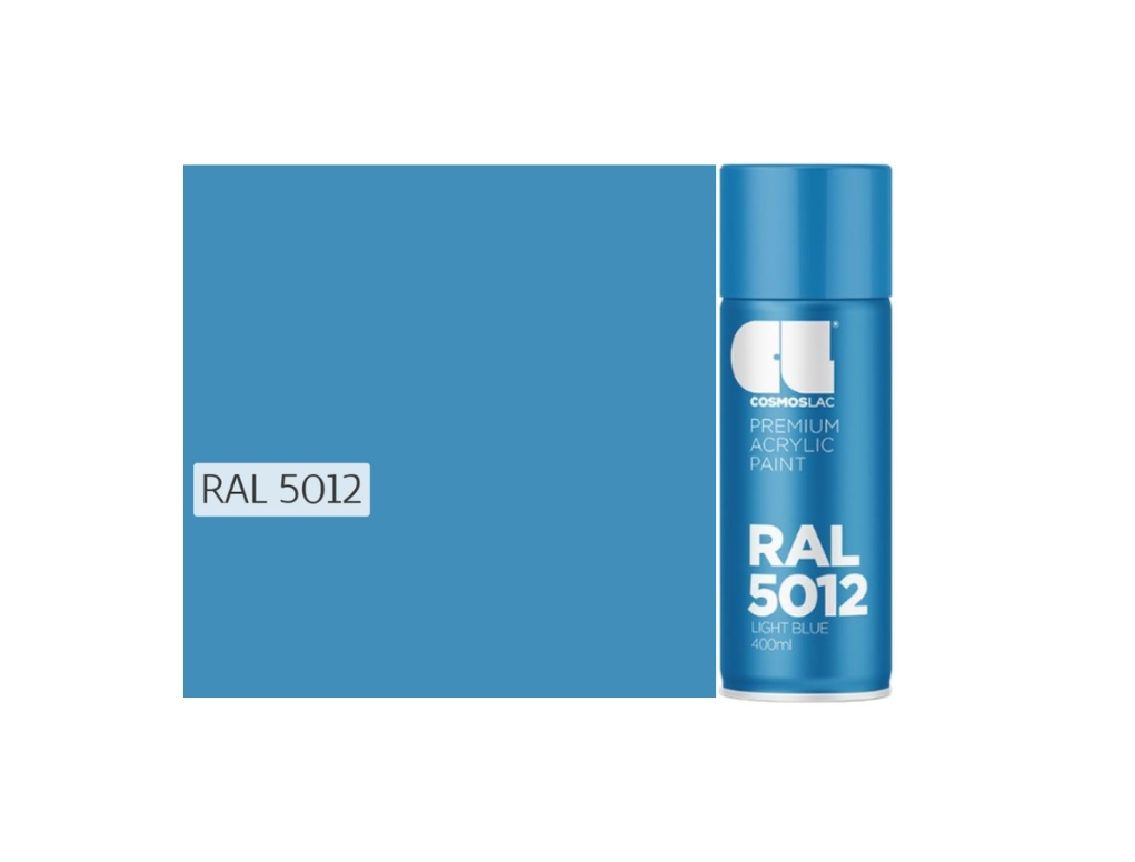 Cosmos Lac RAL | קוסמוס לק ספריי ראל מבריק – 5012 - 400 מ"ל
