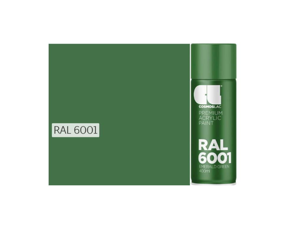 Cosmos Lac RAL | קוסמוס לק ספריי ראל מבריק – 6001 - 400 מ"ל