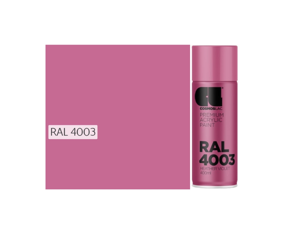 Cosmos Lac RAL | קוסמוס לק ספריי ראל מבריק – 4003 - 400 מ"ל