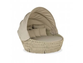 לורי - קונכייה שמפנייה ריפוד קרם אלומיניום GARDA