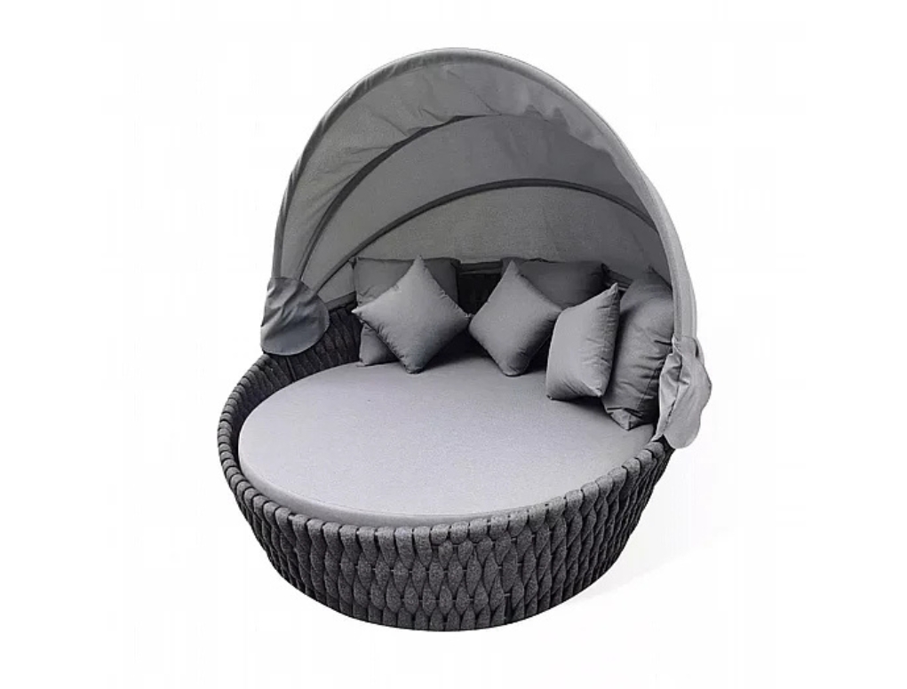 לורי - קונכייה שמפנייה ריפוד אפור אלומיניום GARDA