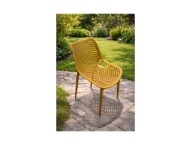 נקסט - כסא פלסטיק צהוב GARDA