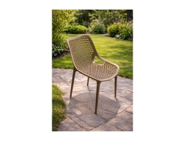 נקסט - כסא פלסטיק קפוצינו GARDA