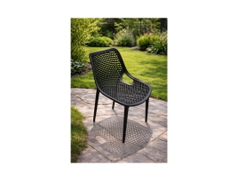 נקסט - כסא פלסטיק שחור GARDA