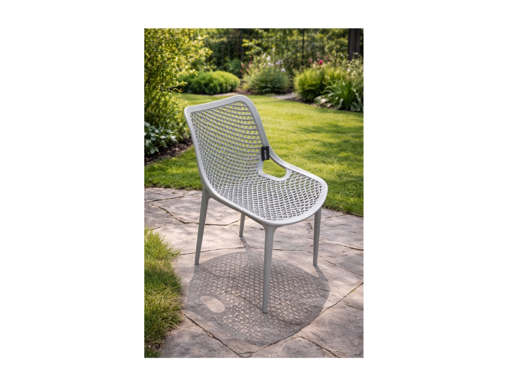 נקסט - כסא פלסטיק אפור כהה GARDA