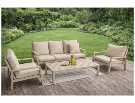 פהדה - מערכת ישיבה שמפניה תלת אלומיניום GARDA