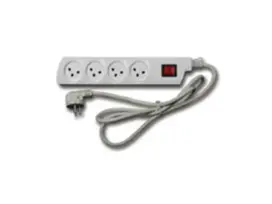 רב שקע 4 יציאות +כבל עד 3 מטר + מ"ז FETAYA פתיה