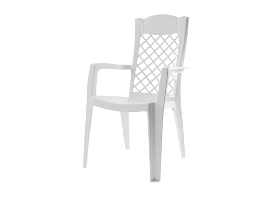 כסא כתר לירון לבן KETER