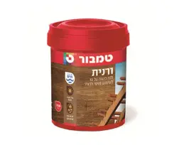 ורנית לכה שקופה מט עב מים 3/4 ליטר טמבור TAMBUR