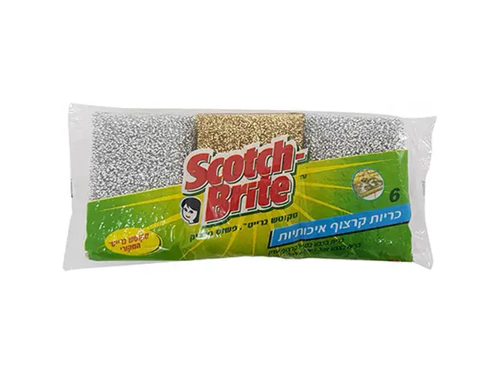 סקוטש ברייט שש כריות קרצוף (יפניות)