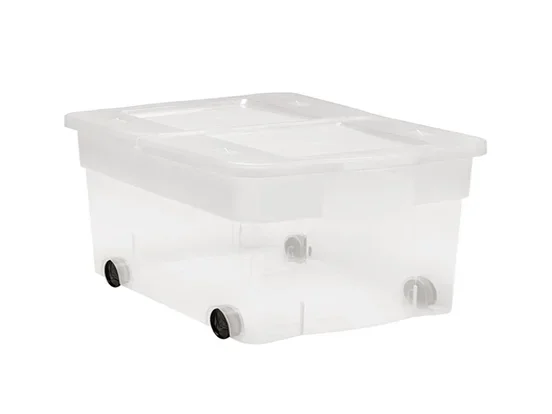 ארגז נע פליפ 45 שקוף כתר KETER