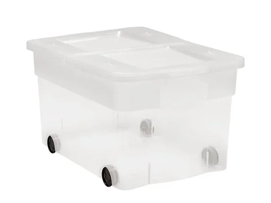 ארגז נע פליפ 100 שקוף כתר KETER