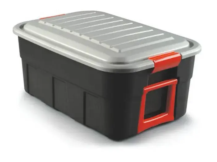 ארגז 65 קשיח שחור/אדום 907 כתר KETER