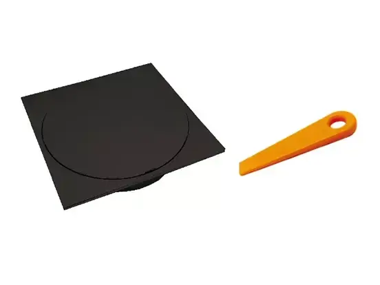 סטיל גמבו 120*120 מ"מ – מכסה מרובע פחם ספאדיני