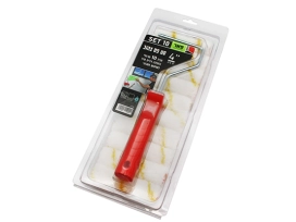 סט מיני רולר "4 מיני פס צהוב + ידית פאר