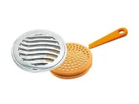 סטיל גמבו 120 מ"מ – רשת עגולה + מסננת כרום ספאדיני