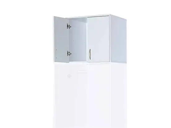 ארון עליון 2 דלתות לבן 60 ס"מ דגם יראון 602E