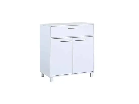 שידה 2 דלתות + מגירה לבן דגם 386 יראון