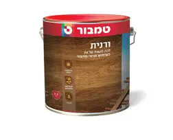 ורנית לעץ 34 אגוז 2.5 ליטר טמבור TAMBUR