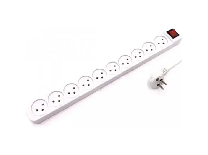 רב שקע 10 יצאות +כבל 1 מטר+מ"ז FETAYA פתיה