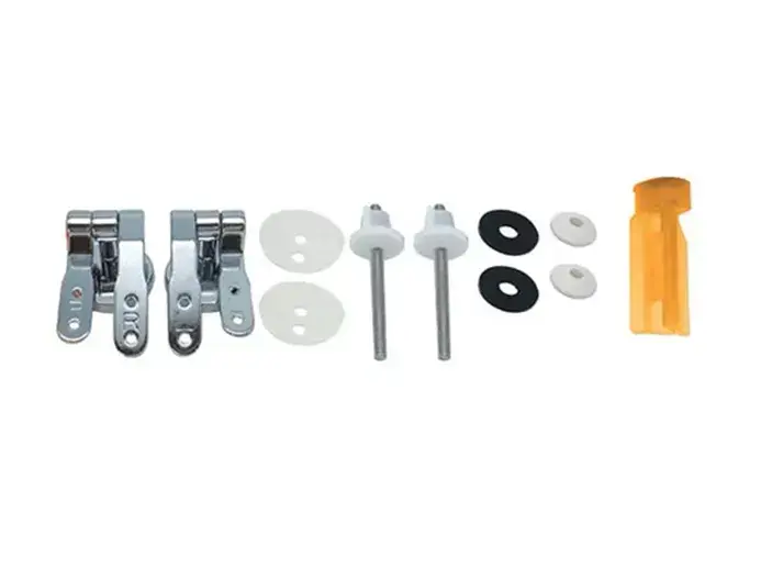 זוג צירי נירוסטה למושב אסלה MDF ספאדיני