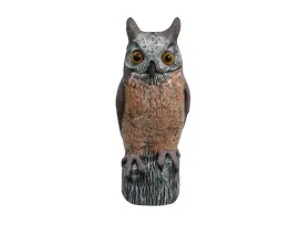 הדחליל המבהיל-דמוי ינשוף להרחקת יונים ועורבים