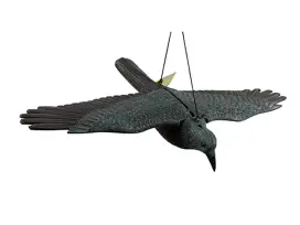 הדחליל המבהיל עורב פרוס כנפיים כולל חוט תליה