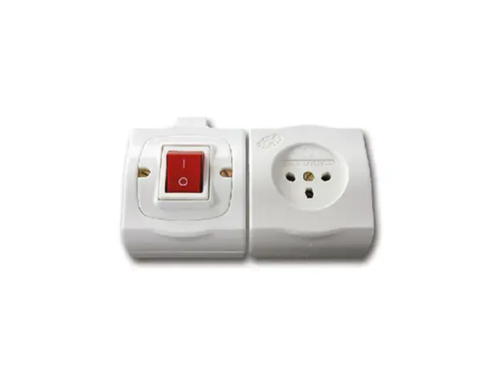 שקע מזגן+מ"ז 2P ירדן עה"ט 16A 10/1  FETAYA פתיה