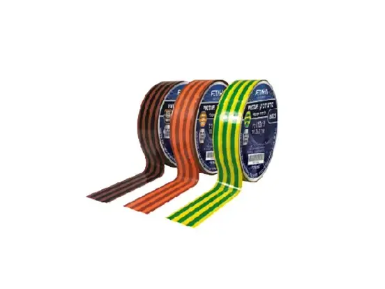 סרט בידוד PVC דביק צר - חום/כתום FETAYA פתיה