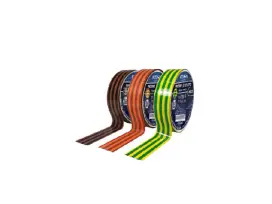 סרט בידוד PVC דביק צר - חום/שחור FETAYA פתיה