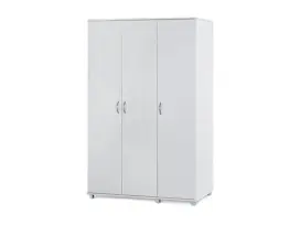 ארון בגדים 3 דלתות דגם 608 צבע לבן יראון YIRON