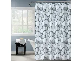 וילון אמבטיה 1.80*1.80 אבנים ספאדיני