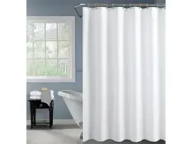 וילון אמבטיה 1.80*1.80 לבן ספאדיני