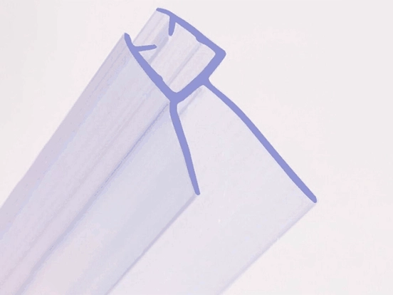 פס איטום לדלת מקלחון (6 מ"מ) 1 מטר ספאדיני